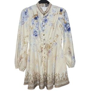 Ariel Tesoro Floral Print Puffed Sleeve Mini Dress Sz 6
Party‎ Cocktail Feminine
